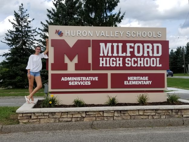 Natalia Palacios at Milford HS